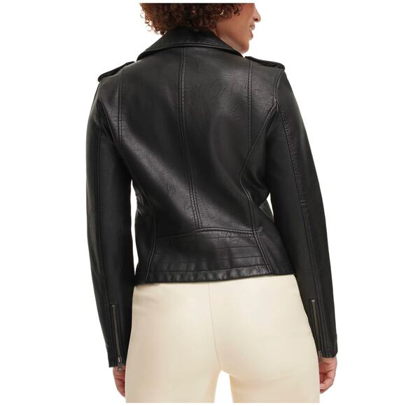 Levi's Classic Faux Leather Asymmetrical Moto Jacket - Picture 3 of 6